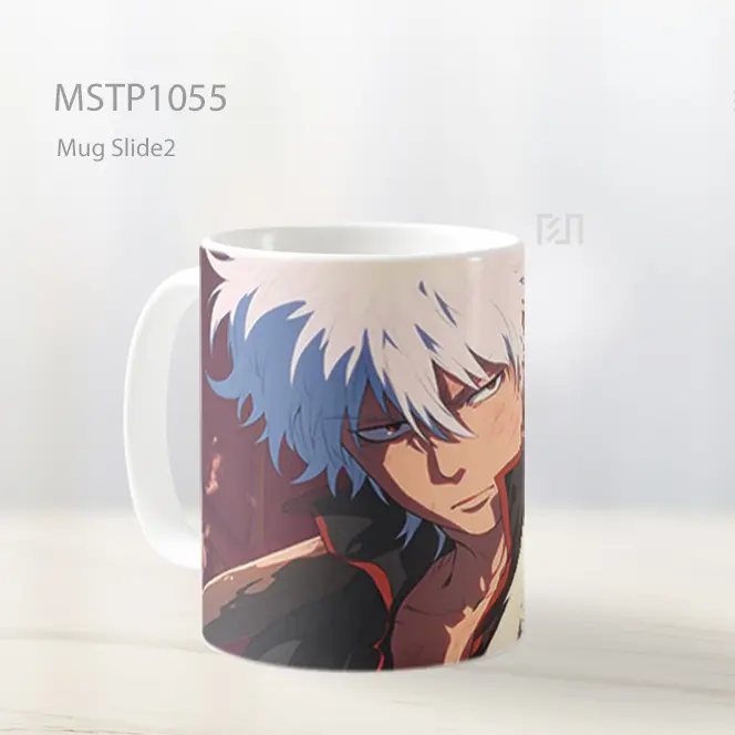 Gintama Gintoki Sakata Anime Mug MSTP1055 - All-side / Desain
