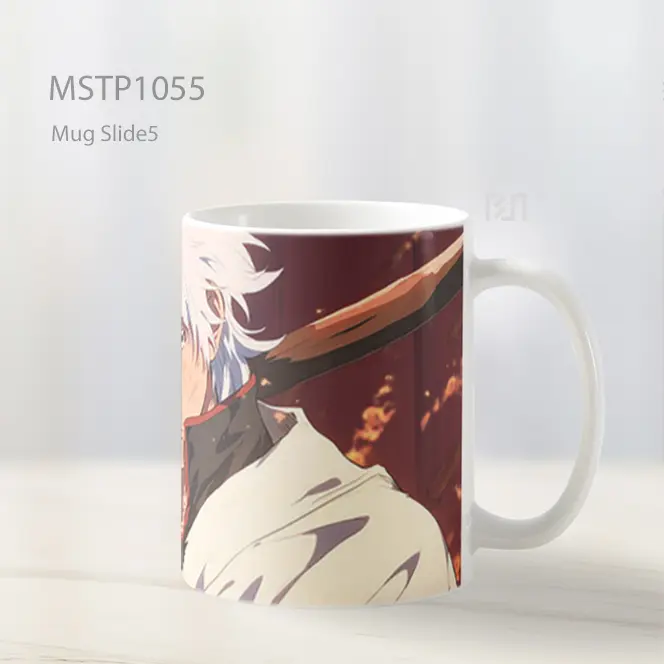 Gintama Gintoki Sakata Anime Mug MSTP1055 - All-side / Desain