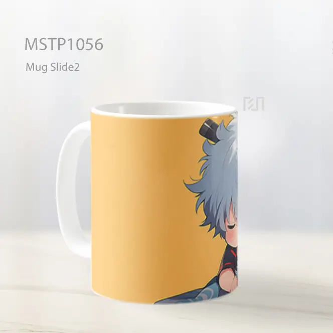 Gintoki Sakata Chibi Tidur Mug MSTP1056 - All-side / Desain