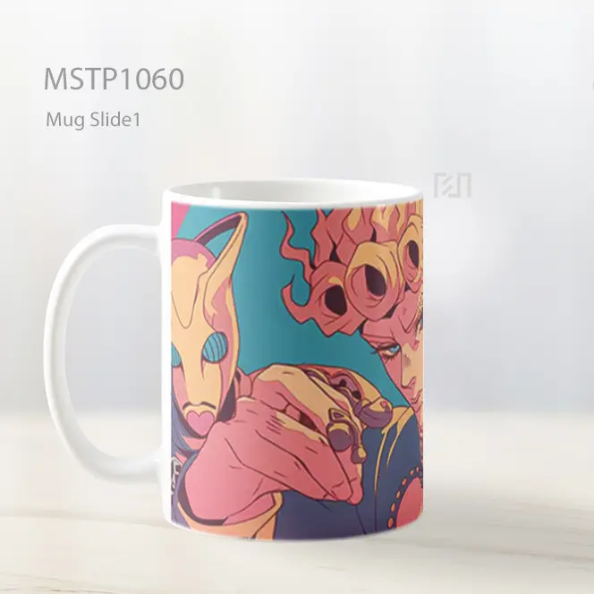 Giorno Giovanna Pose Stand Mug MSTP1060 - All-side / Desain