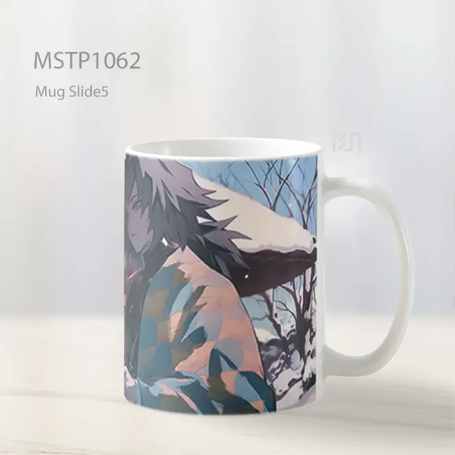 Giyu Tomioka Demon Slayer Bersalju Mug MSTP1062 - All-side / Desain