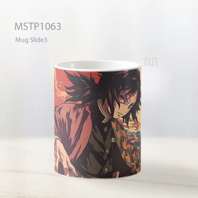 Giyu Tomioka Demon Slayer Matahari Api Mug MSTP1063 - All-side / Desain