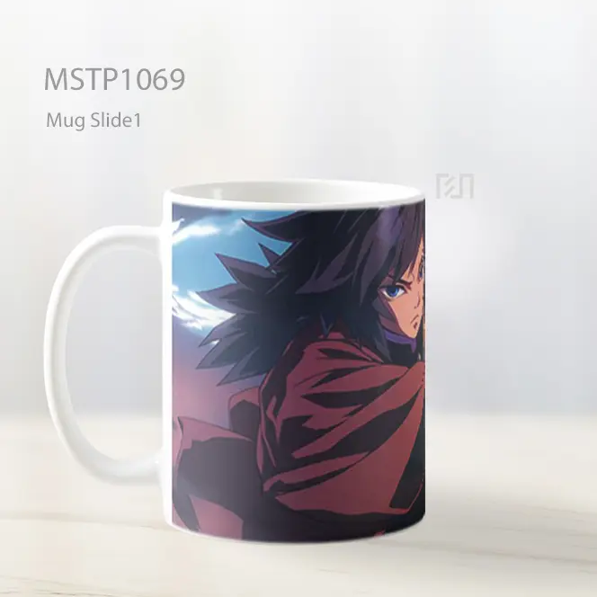 Giyu Tomioka Tekad Tenang Mug MSTP1069 - All-side / Desain