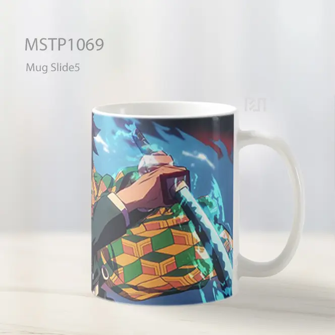 Giyu Tomioka Tekad Tenang Mug MSTP1069 - All-side / Desain