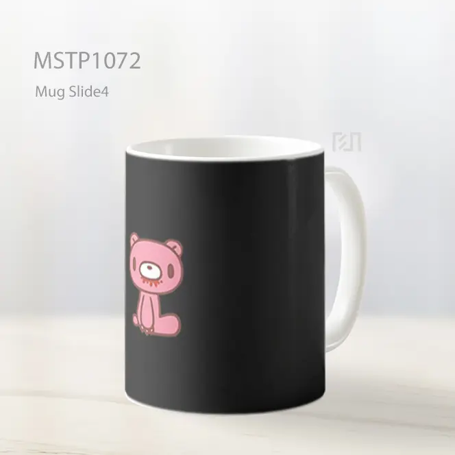 Gloomy Bear Latar Hitam Mug MSTP1072