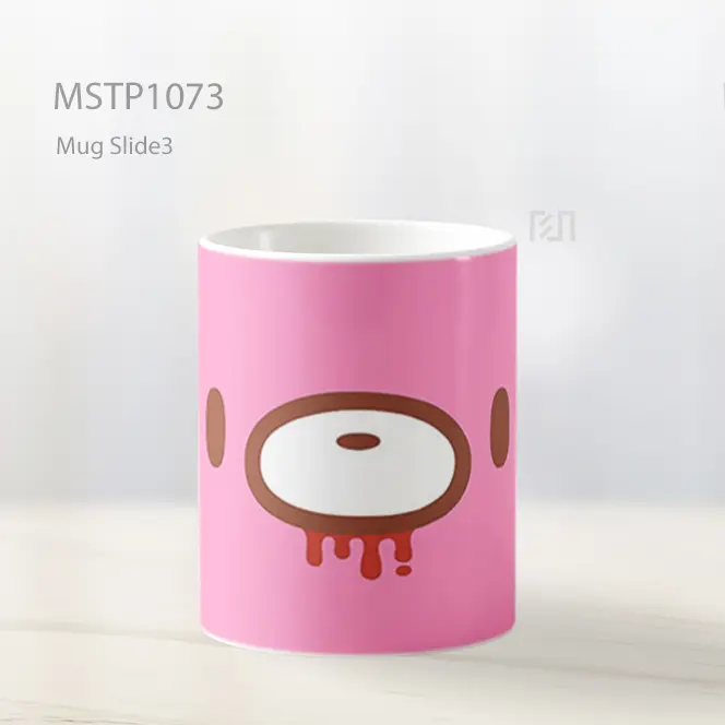 Gloomy Bear Pink Minimalis Mug MSTP1073 - All-side / Desain