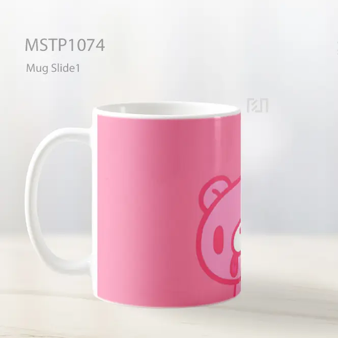 Gloomy Bear Tetesan Pink Mug MSTP1074 - All-side / Desain