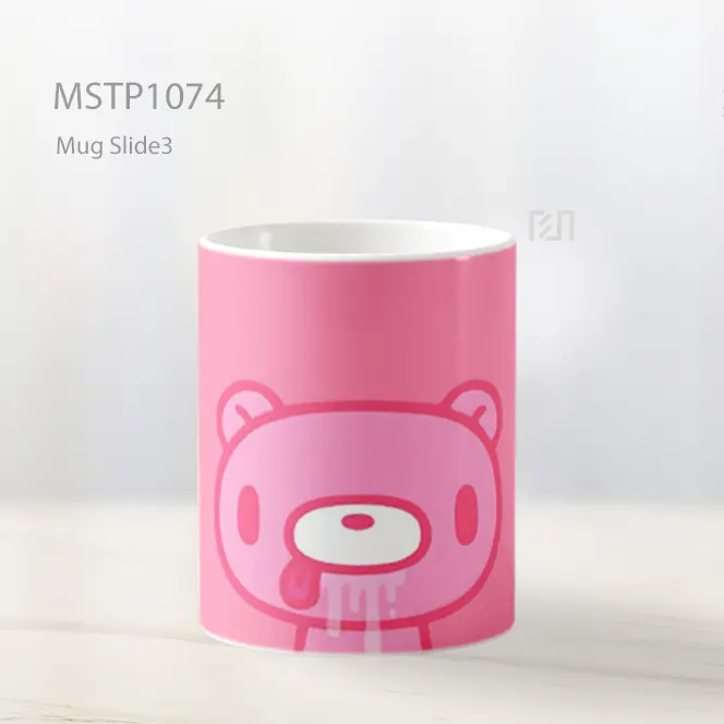 Gloomy Bear Tetesan Pink Mug MSTP1074 - All-side / Desain