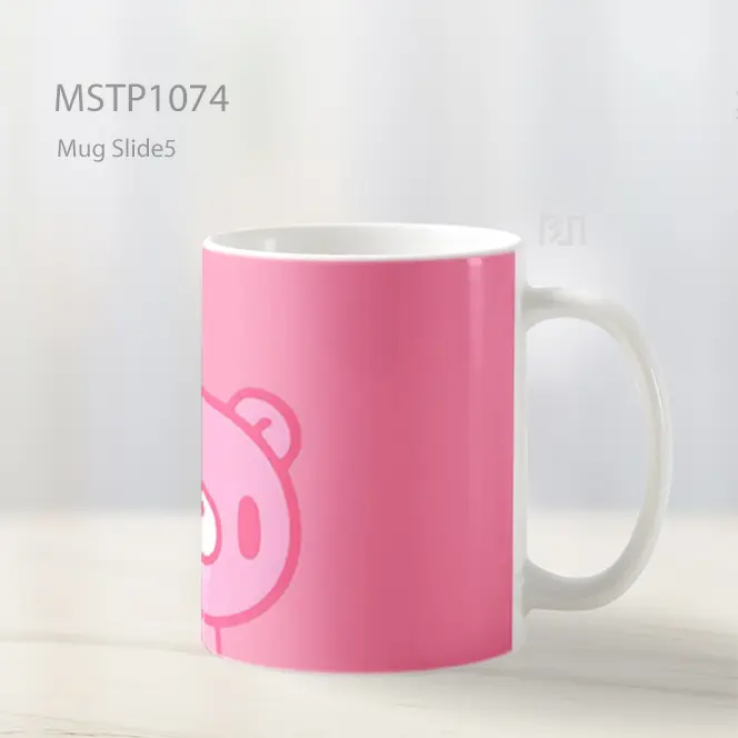 Gloomy Bear Tetesan Pink Mug MSTP1074 - All-side / Desain