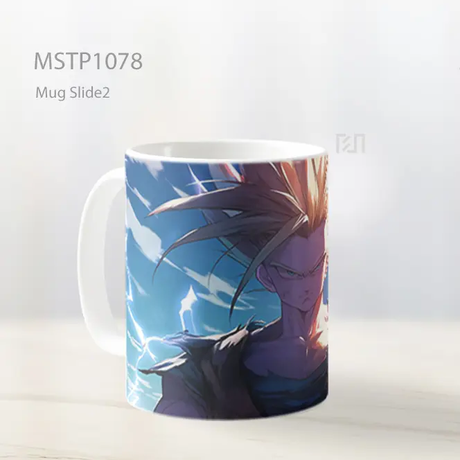 Gohan Super Saiyan 2 Petir Mug MSTP1078 - All-side / Desain