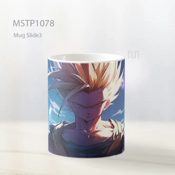 Gohan Super Saiyan 2 Petir Mug MSTP1078 - All-side / Desain