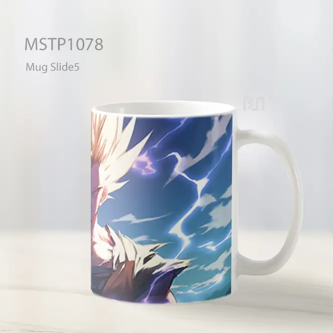 Gohan Super Saiyan 2 Petir Mug MSTP1078 - All-side / Desain