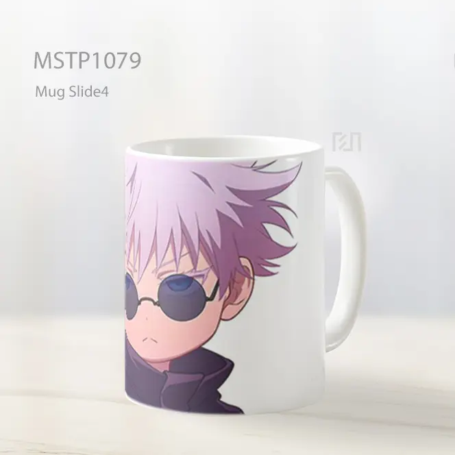 Mug Keramik Premium SNI - Gojo Chibi Jujutsu Kaisen Imut Mug MSTP1079