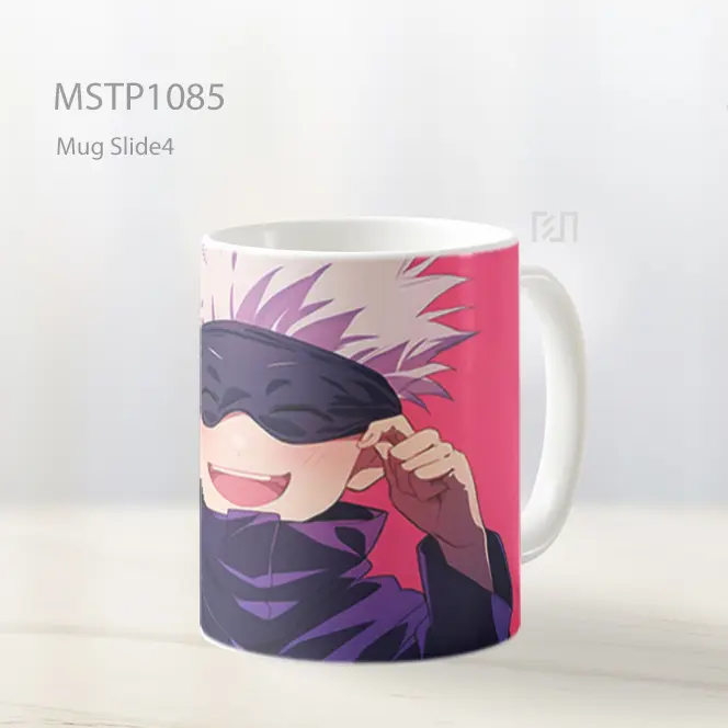 Gojo Satoru Chibi Senyum Jujutsu Kaisen Mug MSTP1085