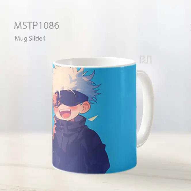 Gojo Satoru Chibi Tertawa Mug MSTP1086