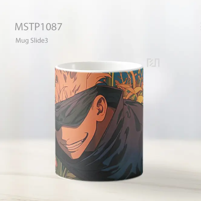 Gojo Satoru Dengan Senyum Sinis Mug MSTP1087 - All-side / Desain