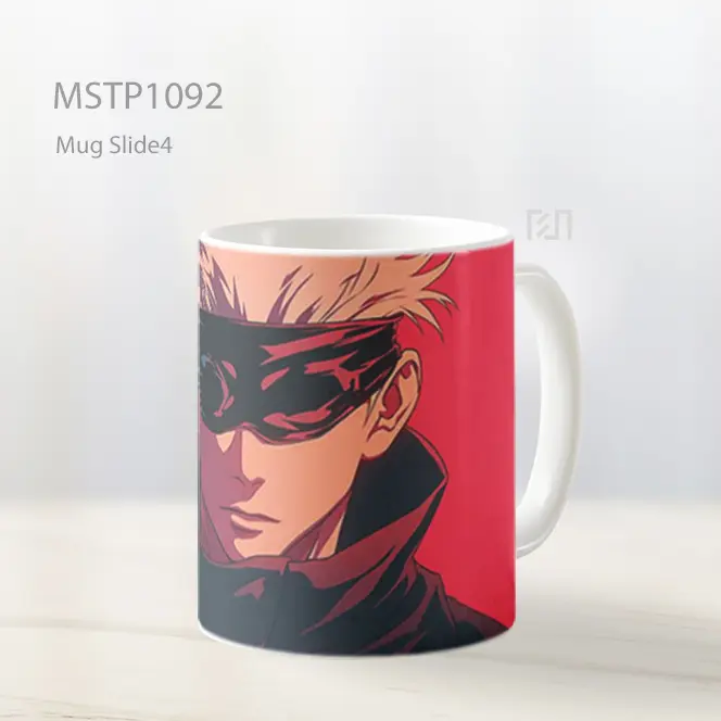Gojo Satoru Latar Merah Mug MSTP1092