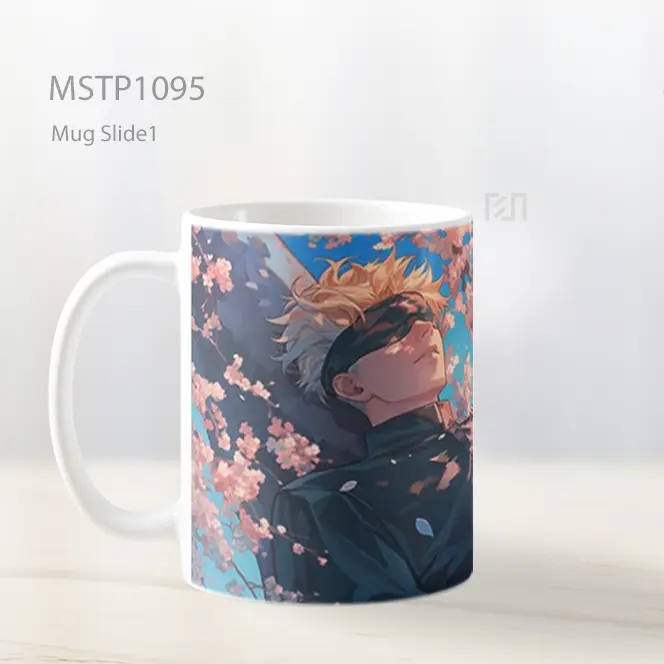 Gojo Satoru Sakura Anime Mug MSTP1095 - All-side / Desain