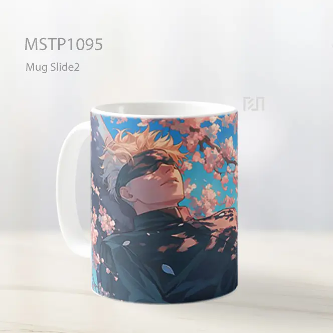 Gojo Satoru Sakura Anime Mug MSTP1095 - All-side / Desain