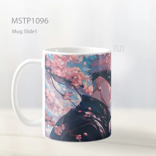 Gojo Satoru Sakura Jujutsu Kaisen Mug MSTP1096 - All-side / Desain