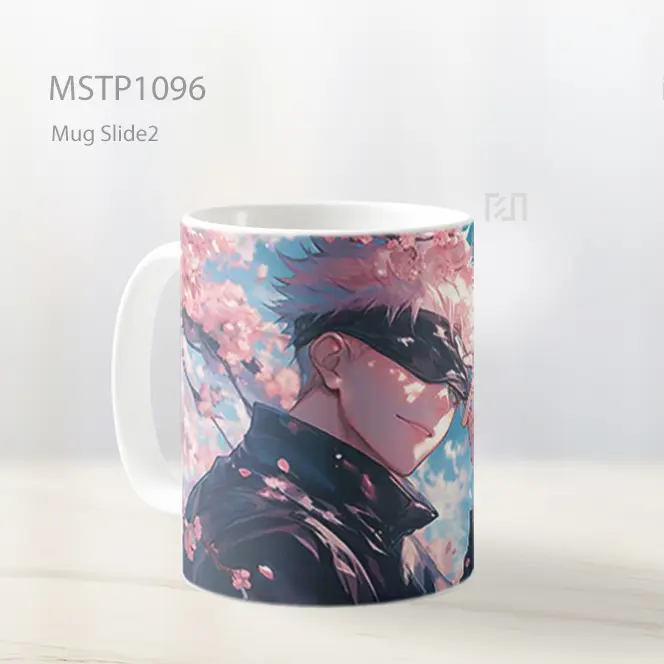 Gojo Satoru Sakura Jujutsu Kaisen Mug MSTP1096 - All-side / Desain