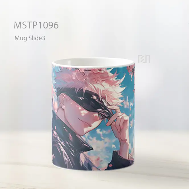 Gojo Satoru Sakura Jujutsu Kaisen Mug MSTP1096 - All-side / Desain