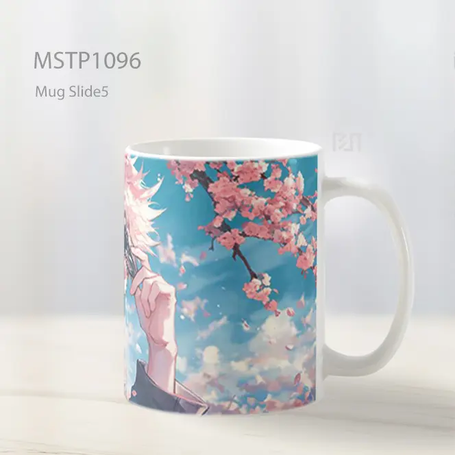 Gojo Satoru Sakura Jujutsu Kaisen Mug MSTP1096 - All-side / Desain