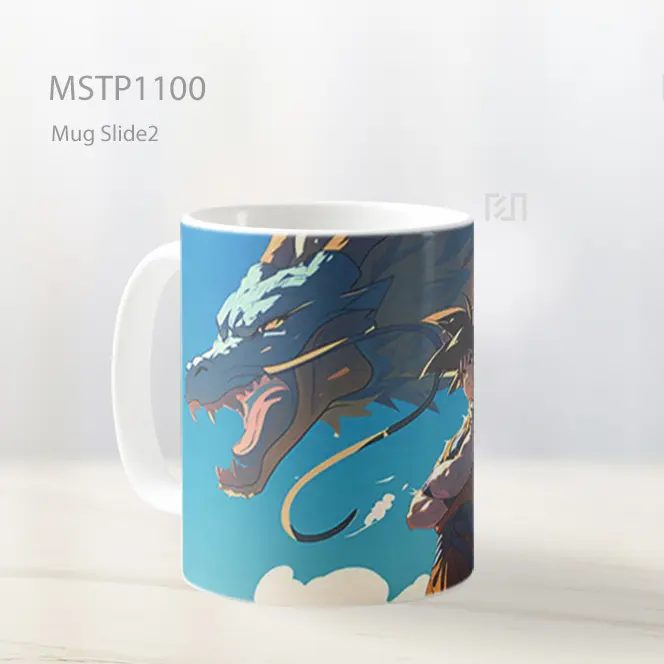 Goku And Shenron Dragon Ball Mug MSTP1100 - All-side / Desain
