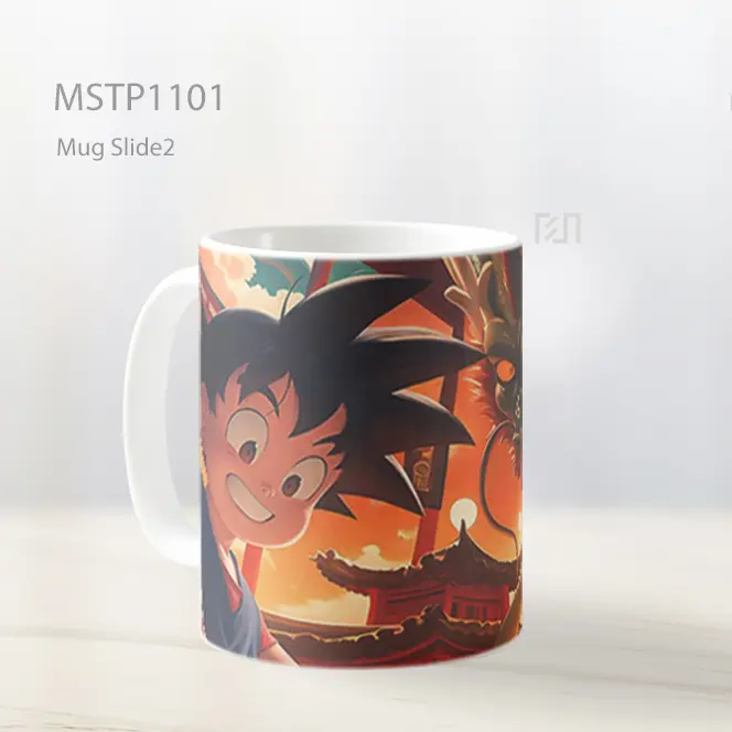Goku And Shenron Pertemuan Epik Mug MSTP1101 - All-side / Desain