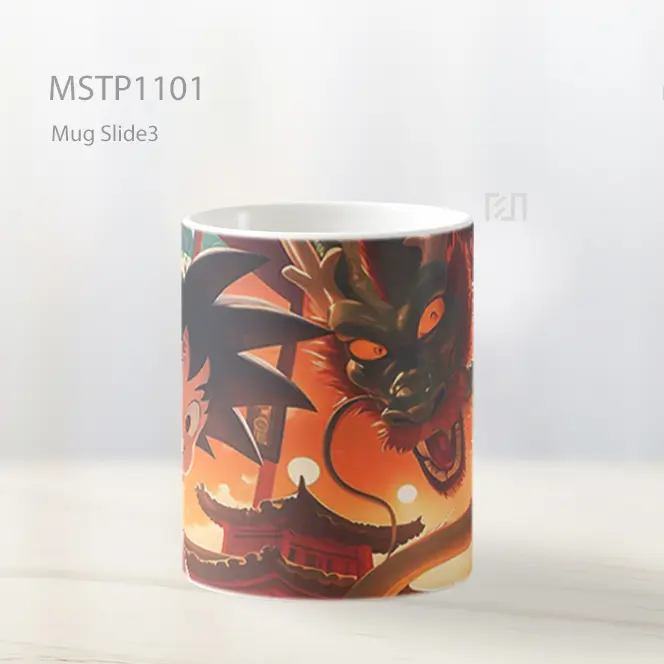 Goku And Shenron Pertemuan Epik Mug MSTP1101 - All-side / Desain