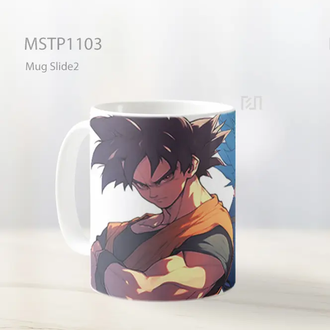 Goku And Vegeta Dragon Ball Mug MSTP1103 - All-side / Desain