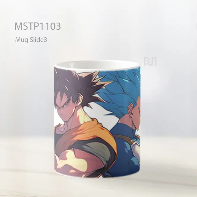 Goku And Vegeta Dragon Ball Mug MSTP1103 - All-side / Desain