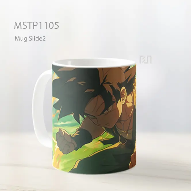 Goku Aura Hijau Fighter St Patricks Day Mug MSTP1105 - All-side / Desain