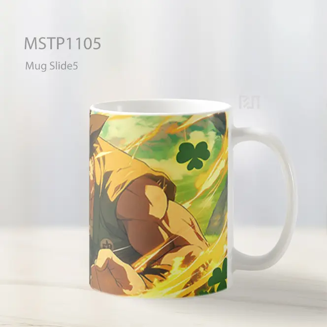 Goku Aura Hijau Fighter St Patricks Day Mug MSTP1105 - All-side / Desain