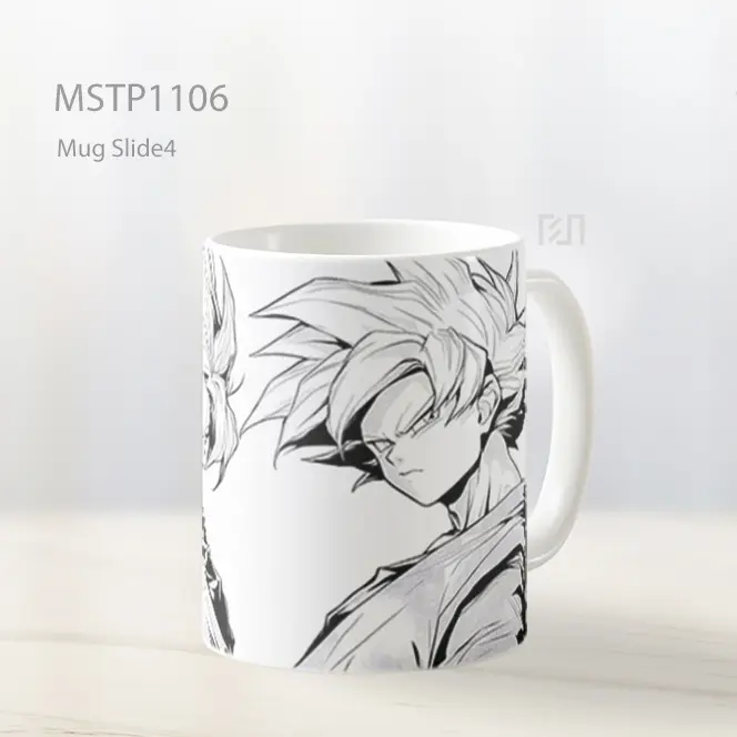 Goku Bentuk Ganda Manga Art Mug MSTP1106