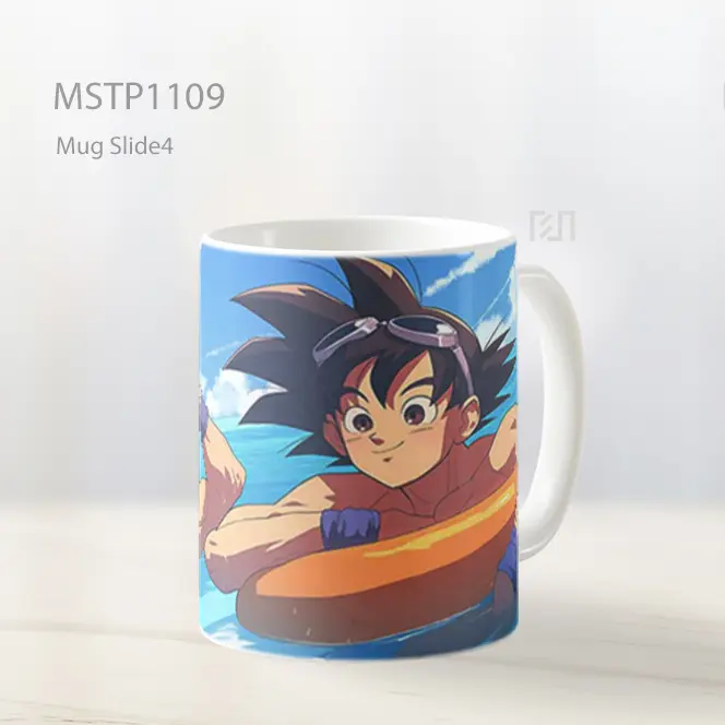 Goku Dan Vegeta Dragon Ball Hari Pantai Mug MSTP1109