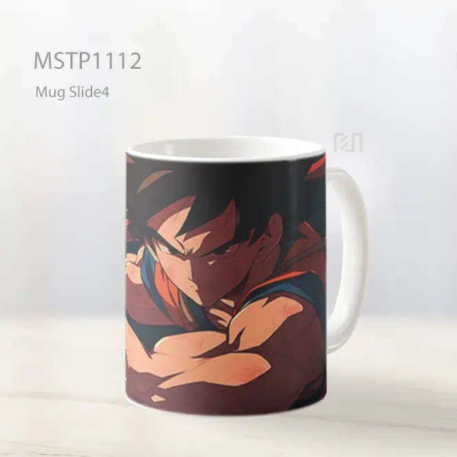 Goku Dengan Tongkat Ajaib Dbz Anime Mug MSTP1112