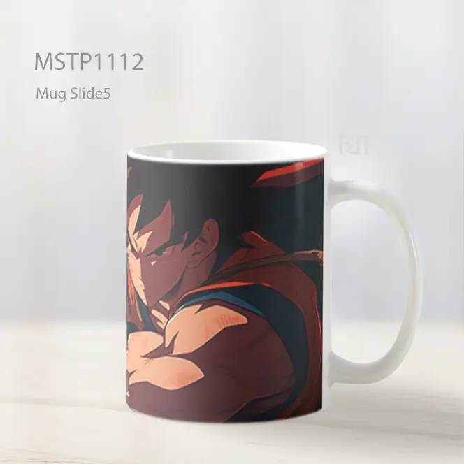 Goku Dengan Tongkat Ajaib Dbz Anime Mug MSTP1112 - All-side / Desain