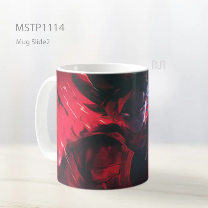 Goku Dragon Ball Aura Merah Mug MSTP1114 - All-side / Desain