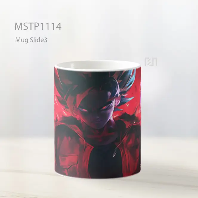 Goku Dragon Ball Aura Merah Mug MSTP1114 - All-side / Desain