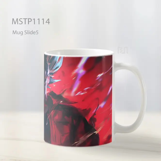 Goku Dragon Ball Aura Merah Mug MSTP1114 - All-side / Desain