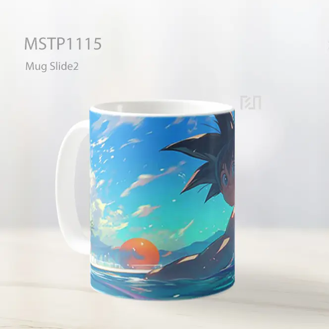 Goku Dragon Ball Bersenang Di Kolam Musim Panas Mug MSTP1115 - All-side / Desain