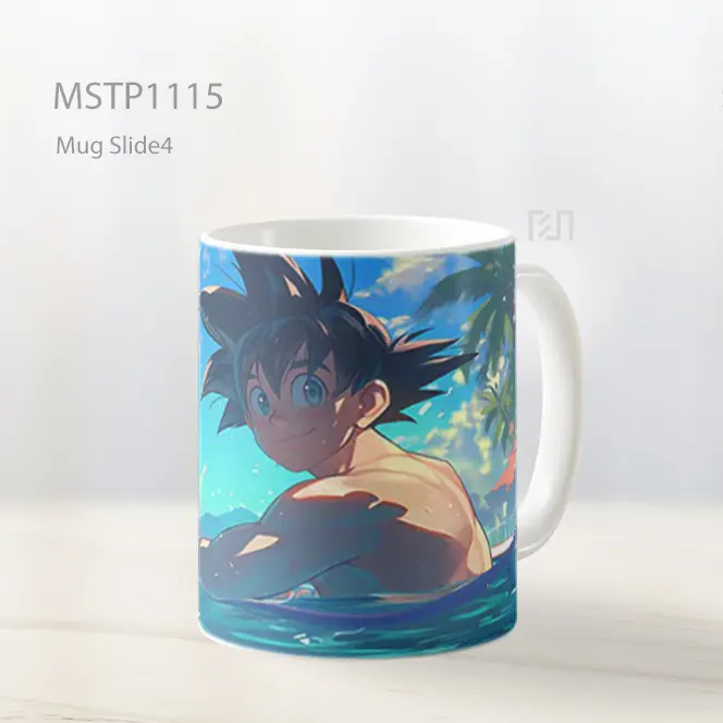 Goku Dragon Ball Bersenang Di Kolam Musim Panas Mug MSTP1115