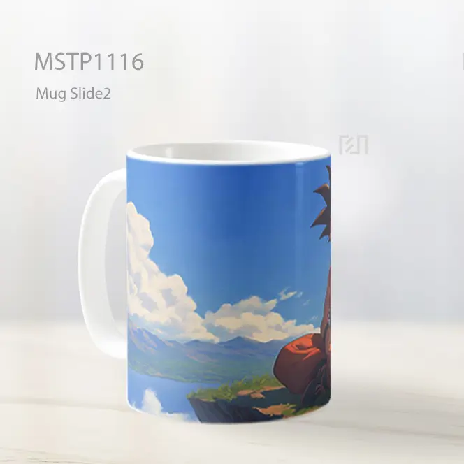 Goku Dragon Ball Gaya Klasik Mug MSTP1116 - All-side / Desain