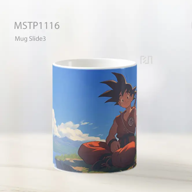 Goku Dragon Ball Gaya Klasik Mug MSTP1116 - All-side / Desain