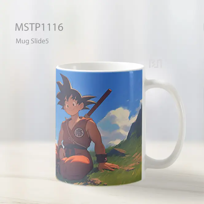 Goku Dragon Ball Gaya Klasik Mug MSTP1116 - All-side / Desain