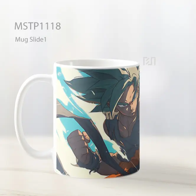 Goku Dragon Ball Pukulan Aksi Mug MSTP1118 - All-side / Desain