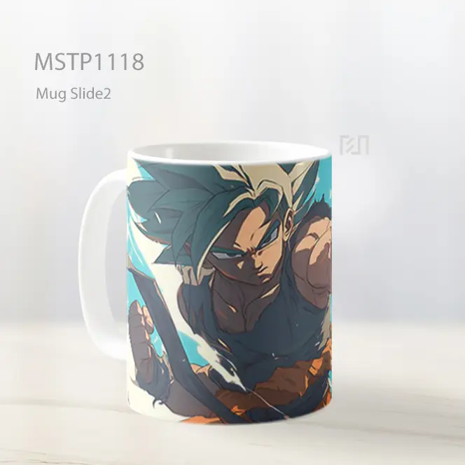 Goku Dragon Ball Pukulan Aksi Mug MSTP1118 - All-side / Desain
