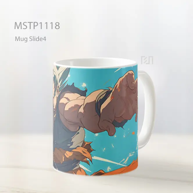 Goku Dragon Ball Pukulan Aksi Mug MSTP1118