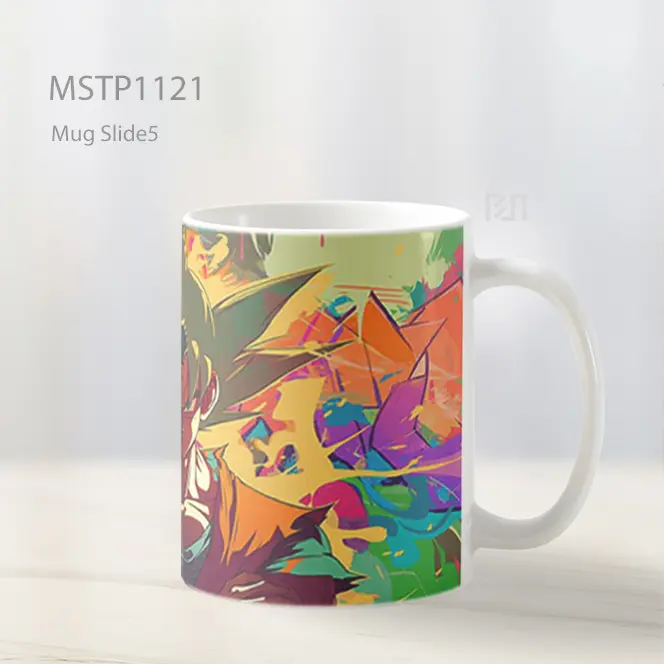 Goku Dragon Ball Z Graffiti Seni Mug MSTP1121 - All-side / Desain
